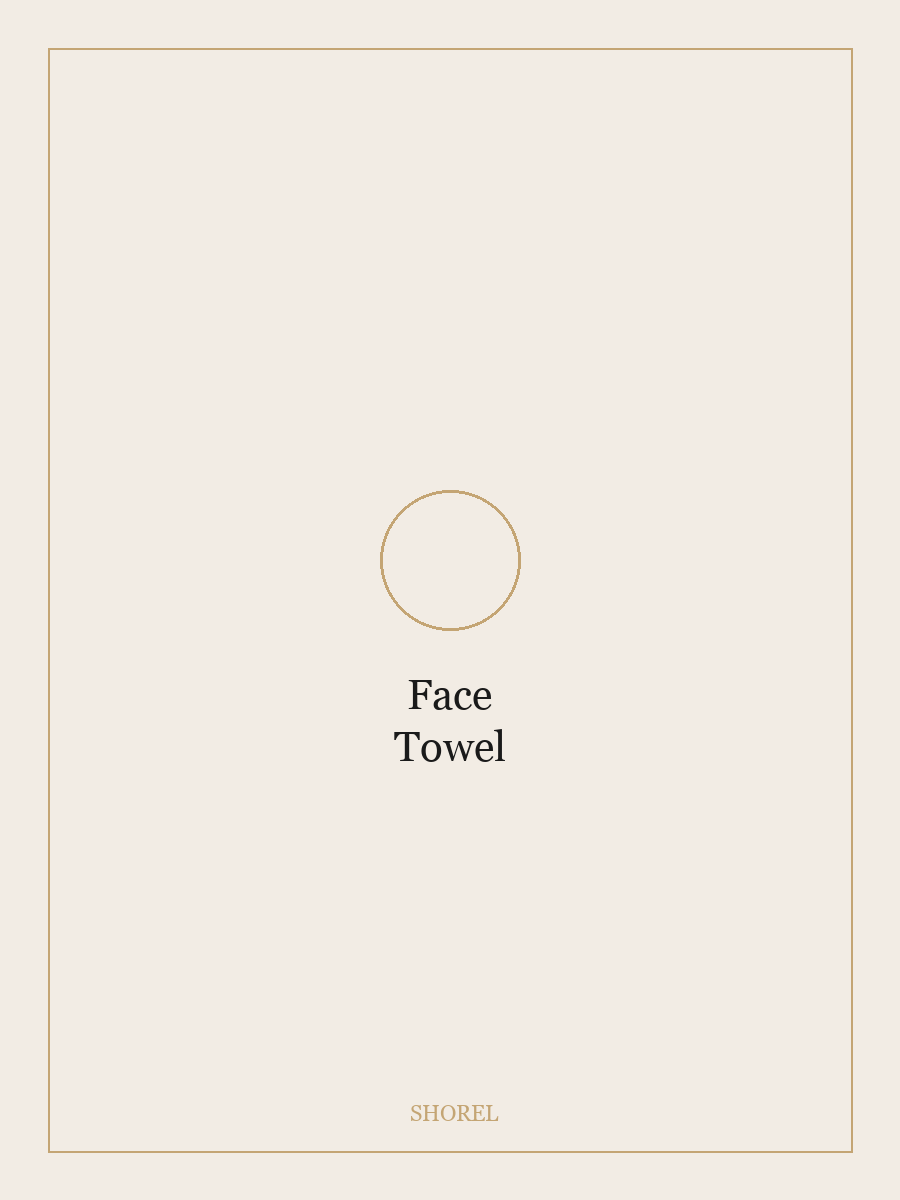 SHOREL Face Towel